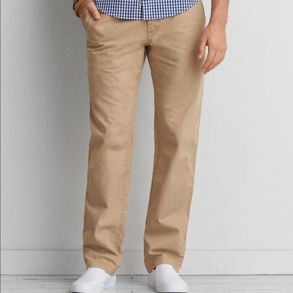 American Eagle Original Straight Khaki
